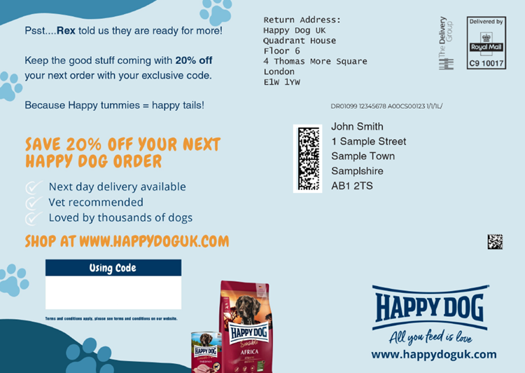 Happy dog reverse